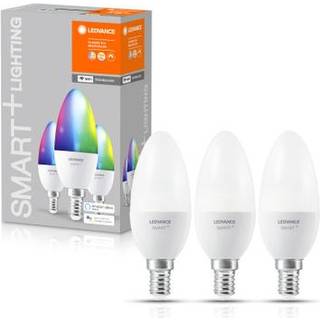 LEDVANCE SMART+ kerte 40W/RGBW mat E14 WiFi 3 pak