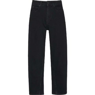 Whistles Whistles Black Barrel Leg Denim Straight Jeans