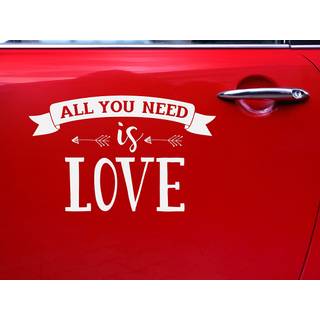 All you need is love, klistermærke