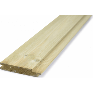 25x125 gavlbeklædning tryk. m/fer+not  (22x120mm) 70% PEFC lodret beklædning
