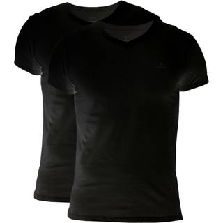 Gant 2-pak Basic V-Neck T-Shirt - Black - XX-Large