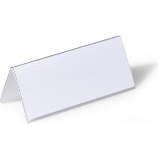 Durable bordskilteholder 61x150mm i klar plast