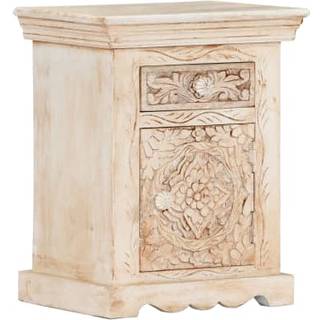 Sengebord 40X30X50 Cm Massivt Mangotræ