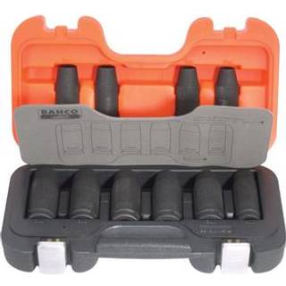 Bahco krafttoppe i sæt 1/2" 10 dele 10-19mm lange toppe