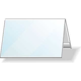 Durable bordskilte holder 52 X 100 mm klar plast