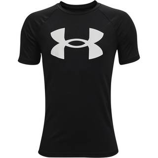 Under Armour Tech Big Logo T-Shirt Boys - Black, White, Size L - black