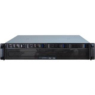 Inter-Tech IPC 2U-2404S - Kabinet - Server (Rack) - Sort