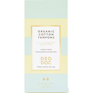 DeoDoc Organic Cotton Tampons Regular Flow 16 Pcs