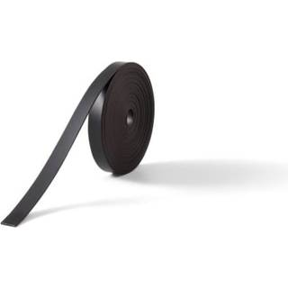 Magnettape til tavler 10mm x 5m sort, Nobo 1901131 10stk.