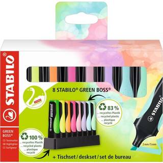 Stabilo Green Boss Pastel Highlighter | 8 farver