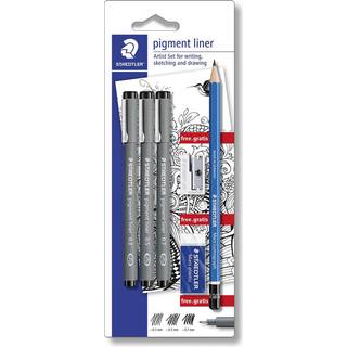 Staedtler STAEDTLER Pigmentliner 3 ass./Bk 100% PEFC
