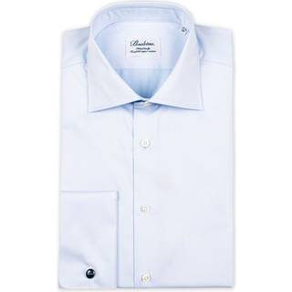 Stenströms Lyseblå Skjorte i twill | Herre |Herreskjorter | Fitted Body | Størrelse: 39 | Lyseblå | Solid | Lange Ærmer