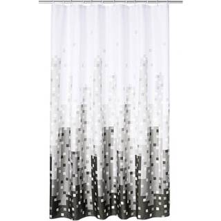 Ridder eco tekstil bruseforhæng, skyline hvid, 180 x 200 cm