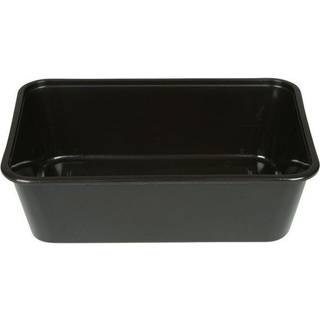Plastbakke, 750 ml, sort, PP, 50 stk.