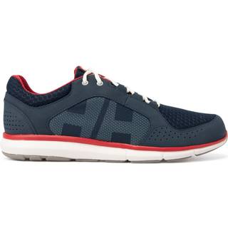 Helly Hansen Men's Ahiga V4 Hydropower Træningssko Navy/Flag Red/Off White 44,5