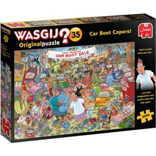 SÆRTILBUD Puslespil "Wasgij Original 35, Car Boot Capers" 1000 Brikker