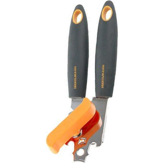 Dåseåbner, grå / orange, SOFT