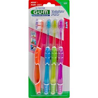 GUM PRO Tandbørster Soft 4 stk