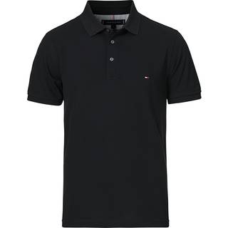 Tommy Hilfiger Herren Polo-Shirt schwarz Slim Fit