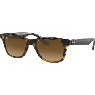 Ray - Ban Unisex RB4640 710/M2 Occhiali da sole Injiceret Skildpadde Brun Firkantet Polariseret Skygge