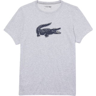 Lacoste Sport 3D Print Crocodile Breathable T-shirt Grey