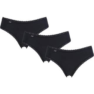 Sloggi 3-pak 24 7 Cotton Lace Hipster - Black - 38 * Kampagne *