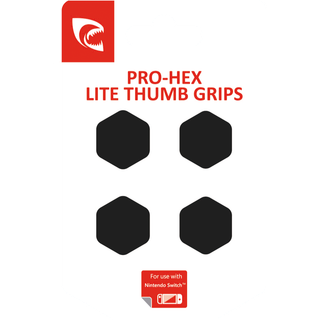 Piranha Pro-Hex minitommelgreb til Nintendo Switch Lite (4 i pakken) - På lager i butik