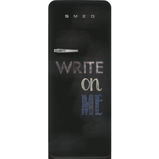 Smeg 50's style køleskab med fryser FAB28RDBB5 (black board)