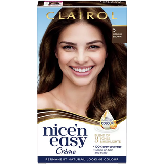 Clairol Nice' n Easy Permanent Hair Dye 5 Medium Brown