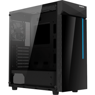 GIGABYTE C200 GLASS - Kabinet - Miditower - Sort