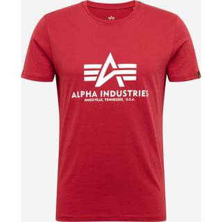 ALPHA INDUSTRIES Herren T-Shirt rot