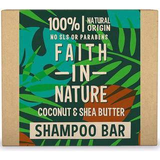 Faith In Nature Coconut & Shea Butter Økologisk shampoobar Giver fugt og glans 85 g - 85 g
