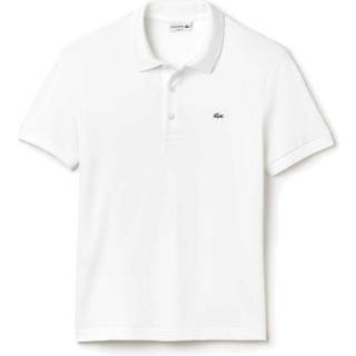 LACOSTE Herren Polo-Shirt weiß Slim Fit