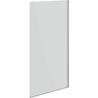 Scanbad Match D fast brusevæg, B97-99 cm, H197,5 cm, satin/frostet glas