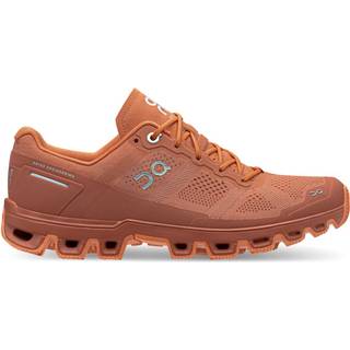 On Cloudventure 2 Trail Running Shoe Women - Cream, Orange, Size 4.5 - cream