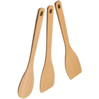 Alessi - Pots & Pans Køkkenskeer sæt - Øvrige bageredskaber - Jasper Morrison - Træ farvet