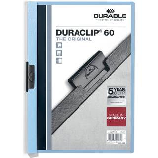 Durable Duraclip Business klemmappe til 60 ark hvid