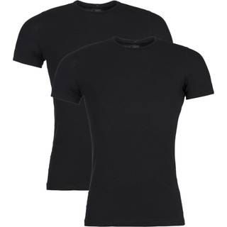 Jack & Jones 2pak sort T-shirt i bomuld med rund hals til herre