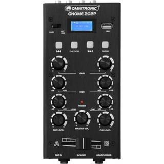 Omnitronic GNOME-202P Mini Mixer silver TILBUD NU