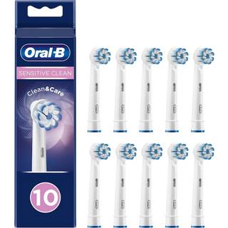 Oral-B Tandbørstehoveder Sensitive Clean & Care - Hvid -10 Stk.