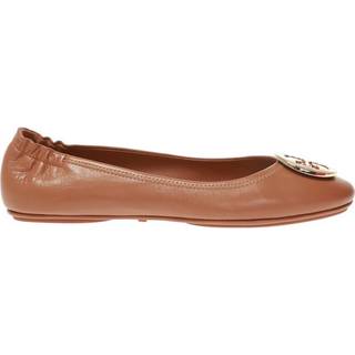Tory Burch Minnie Travel leather ballet flats - brown - EU 38.5