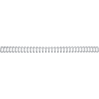 Wire ryg GBC 3:1 NO6 9.5mmA4 hvid 34 ringe 100stk. RG810670