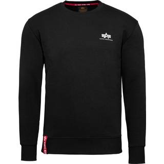 ALPHA INDUSTRIES Herren Pullover blau unifarben
