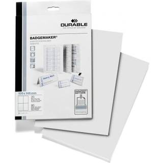 Durable indstik til kongresmærker på A4 ark 105x148mm (A6)