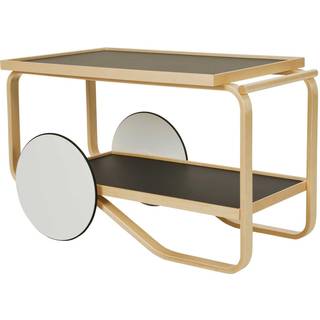 Artek 901 Serveringsvogn / Sort Linoleum - Rullevogne & Serveringsvogne Birk - 28301502