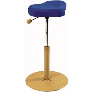 Moizi 28 stå/støttestol, Sort Fame, Bøg fod, 55,5-81 cm