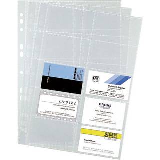 Durable Visitkortlomme A4 - 90x57mm 10 stk pose