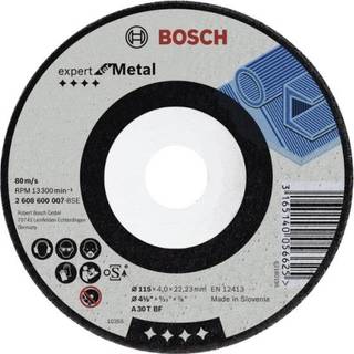 BOSCH Professional METAL-SKRUBBESKIVE Ø115mm 4mm tykkelse (2608600007)