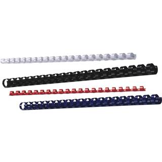 GBC Spiralringe plastik 6mm A4 21R sort, 100 stk