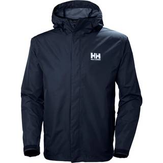 Helly Hansen Seven J, regnjakke, herre, mørkeblå